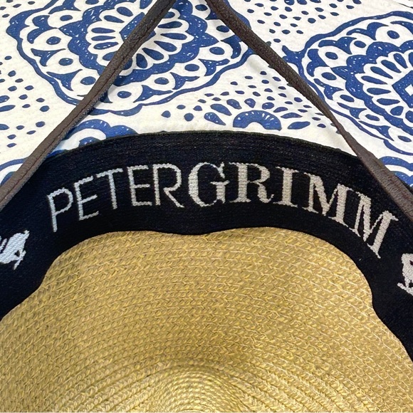 EUC ~ Peter Grimm True Character Crushable Packable Wide Brim Straw Sun Hat - Picture 11 of 13